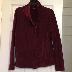Eddie Bauer unique zip cardigan
